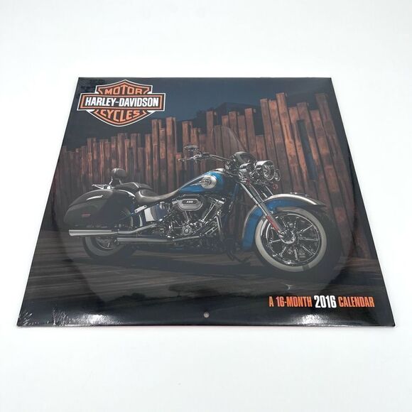 NWT sealed Harley Davison’s 2016 Motorcycle calendar‎ - Picture 1 of 3